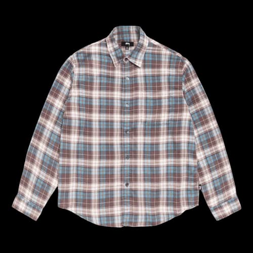 Stussy Matthew Plaid Shirt Brown