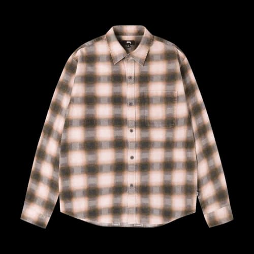 Stussy June Plaid Shirt Rose