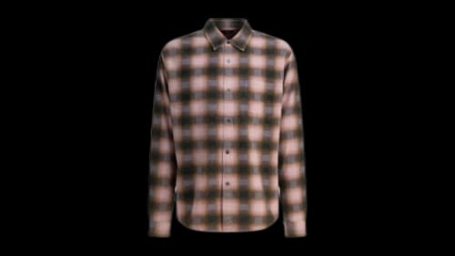 Stussy June Plaid Shirt Pink