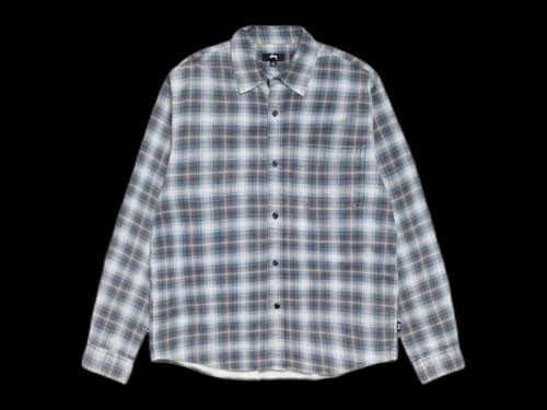 Stussy Dax Plaid Shirt Blue