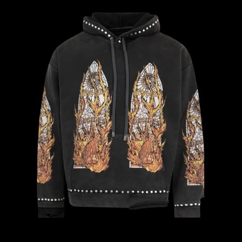 Who Decides War Hardware Hooded Pullover 'Coal'