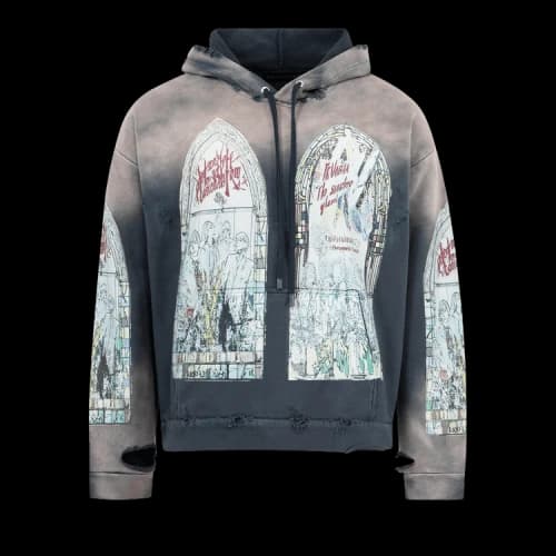 Who Decides War Motley Hooded Pullover 'Violet'