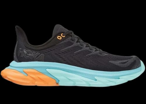 Hoka One One Clifton Edge Black Aquarelle