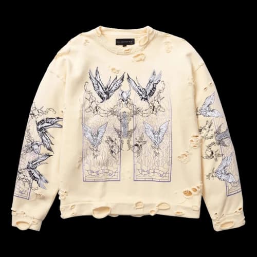 Who Decides War Ribbon Tour Pullover 'Cream'