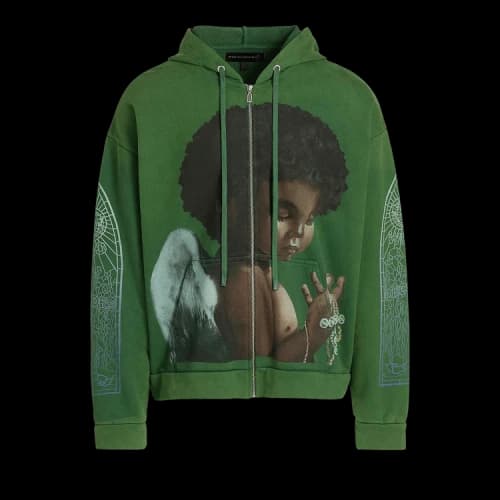 Who Decides War Sacred Being Zip Up 'Emerald'
