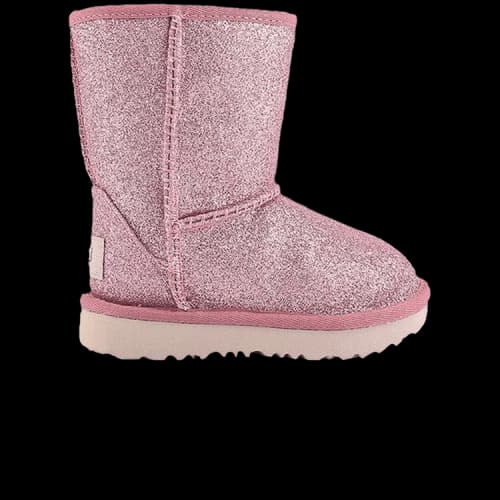 UGG Classic Short II Glitter (Big Kids) Pink