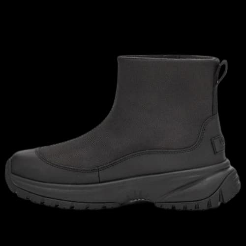 UGG Yose Zip Fleece Lined Snow Boots Black (Women's)