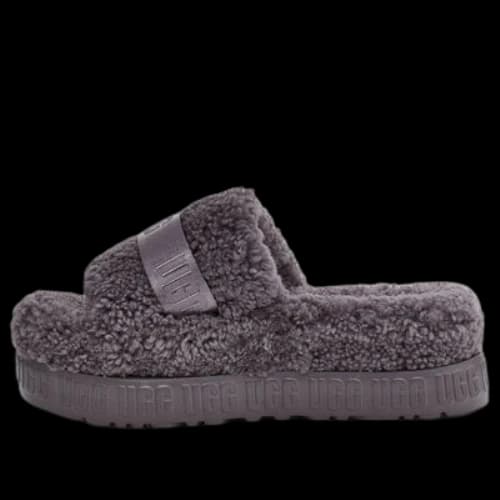 UGG Fluffita Thick Sole Slipper Gray (Women's)