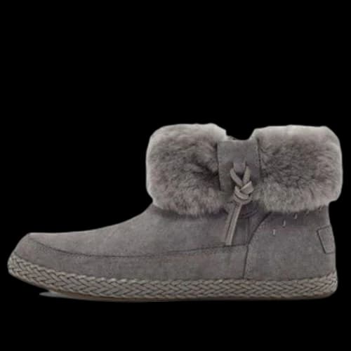UGG Elowen Fleece Lined Snow Boots Gray (Women's)