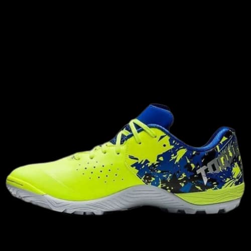 ASICS Unisex Toque 7 TF Turf Soccer Shoes Yellow/Blue