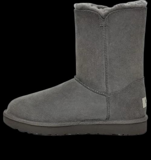 UGG Bailey Button UGG Charm Metallic Alphabet Version Fleece Lined 'Grey' (Women's)