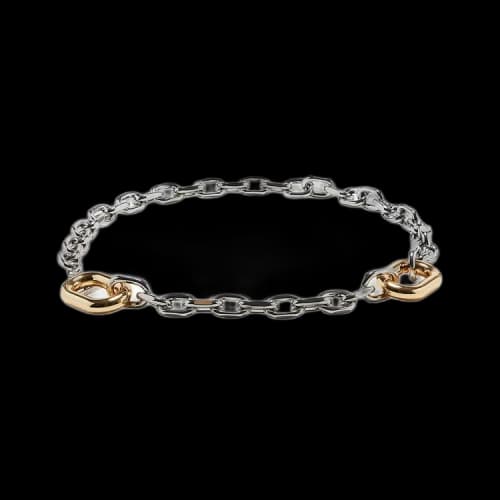 Rabanne XL Link Belt 'Silver/Gold'