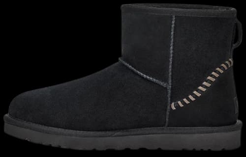 UGG Classic Mini Deco Suede Boot 'Black'