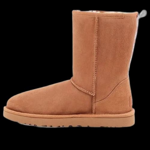 UGG Classic Short II Graphic Logo 2.0 Fleece Lined (Women's)