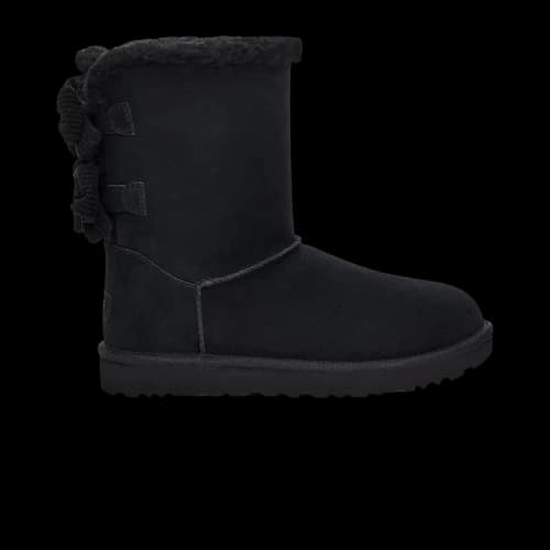 UGG Bailey Corduroy Bow 'Black' (Women's)