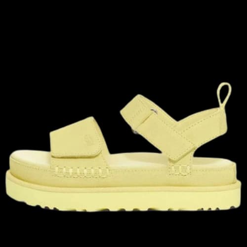 UGG Goldenstar Platform Sandal 'Lemon Yellow' (Women's)