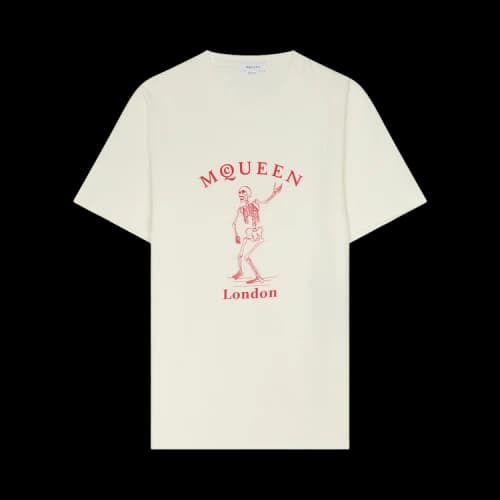 Alexander McQueen Dancing Skeleton T-Shirt 'White'