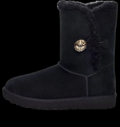 UGG Bailey Button Gold Bling Boot 'Black' (Women's)