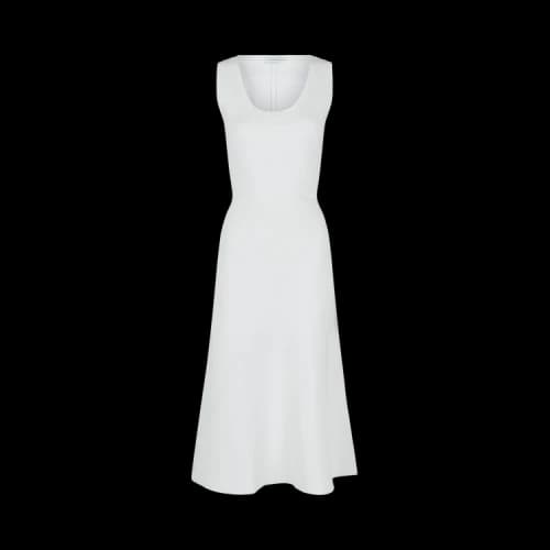 Ferragamo Sleeveless A-Line Dress 'White'