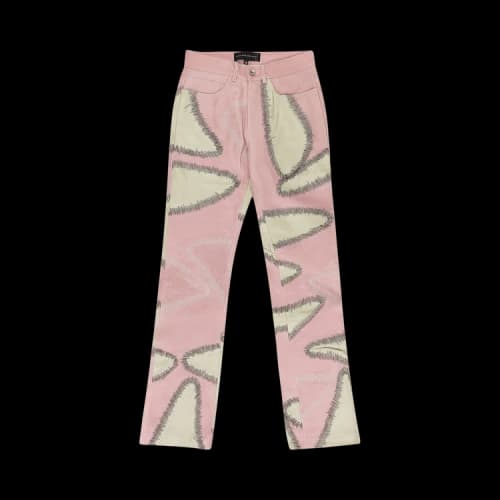 Who Decides War Amalgamated Leather Pants 'Grey'