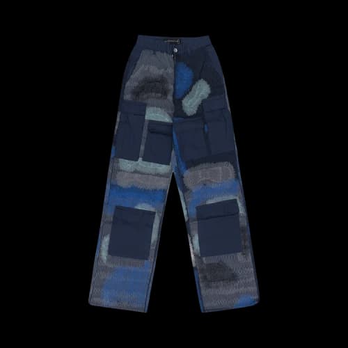 Who Decides War Camouflage Embroidery Pants 'Indigo'