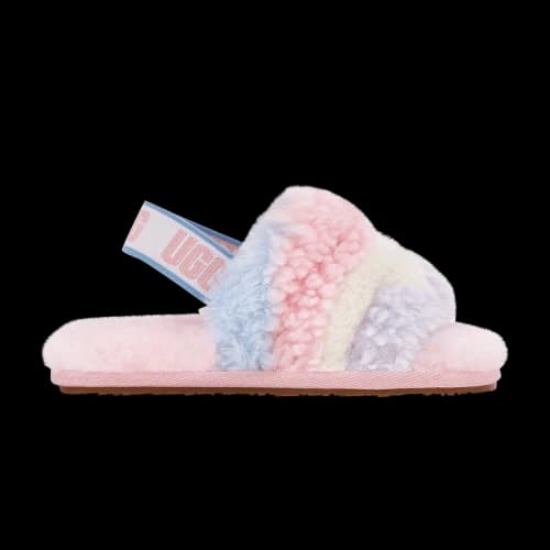 UGG Fluff Yeah Slide Pride-Stripes (Toddler)