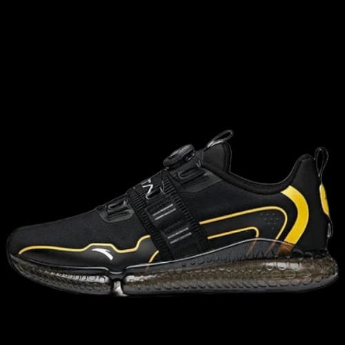 ANTA x NASA Running Sneakers 'Black Yellow'