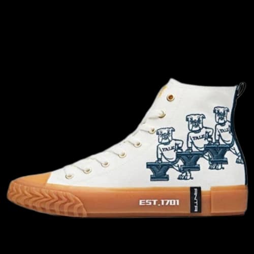 ANTA x Yale Canvas High 'White Gum'