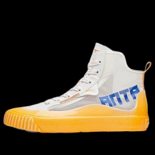 ANTA Canvas High 'White Yellow Blue'