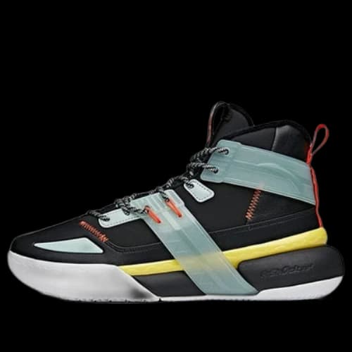 ANTA Shock the Game 4.0 Fleeced High Top 'Black Green Orange'