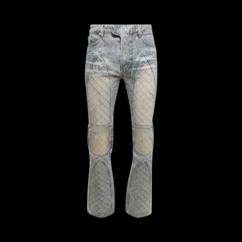 Who Decides War Studded Moto Denim 'Denim'