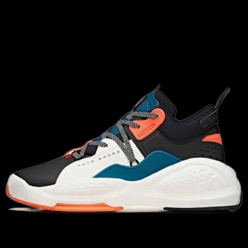 ANTA Skateboarding Series Sneakers High 'Black White Blue'