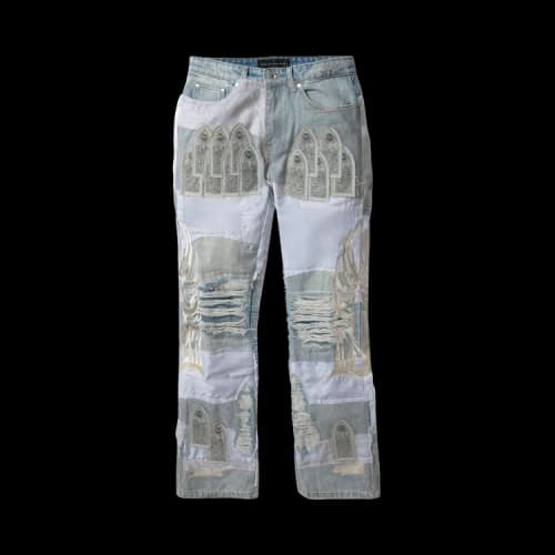 Who Decides War Winged Organza Denim 'Sky'