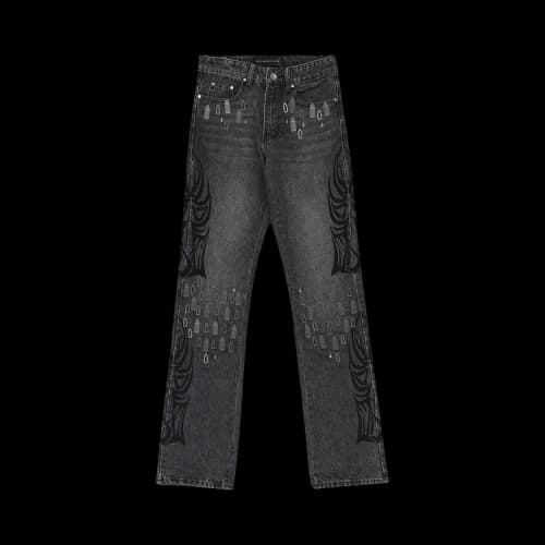 Who Decides War Centralized Hardware Straight Fit Jeans 'Black'