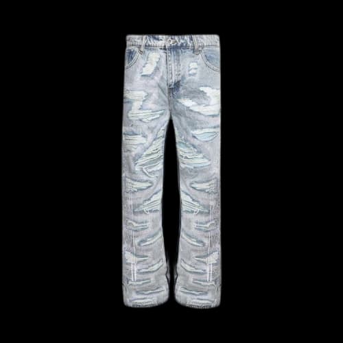Who Decides War Distress Overlay Bare Pocket Denim 'Sky'