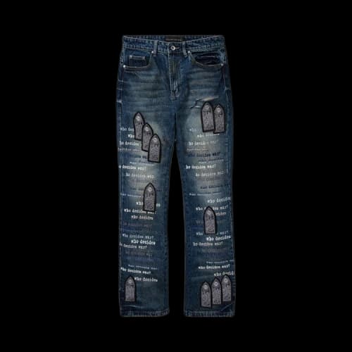 Who Decides War Scripture Denim 'Sky'