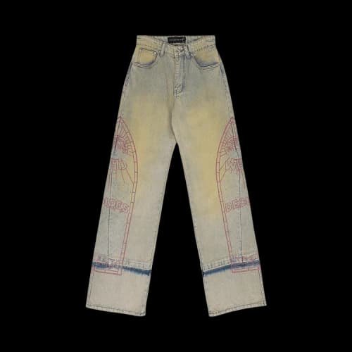 Who Decides War Extended Hem Relaxed Fit Jeans 'Blue'