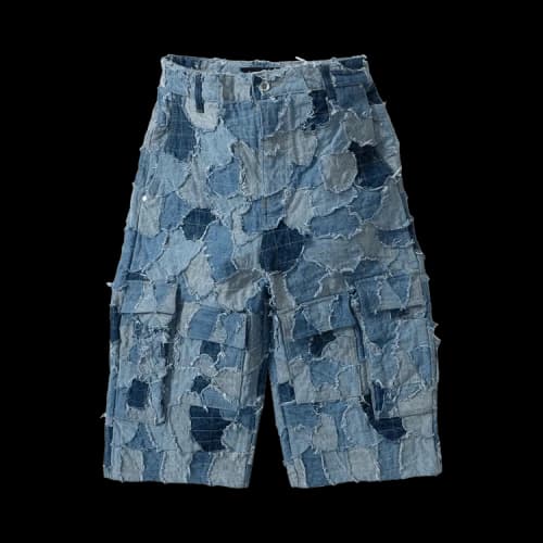 Who Decides War Denim Boro Cargo Shorts 'Sky'
