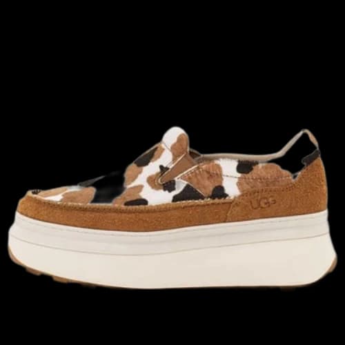 UGG Marin Slip on Cow Print 'Chestnut' (Women's)