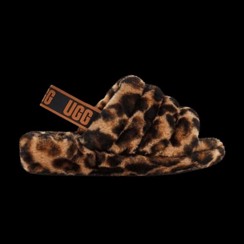 UGG Fluff Yeah Slide 'Panther Print - Butterscotch' (Women's)