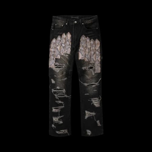 Who Decides War Patched Arch Mocha Denim 'Chestnut'
