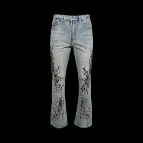 Who Decides War Scratched Denim Jeans 'Blue'