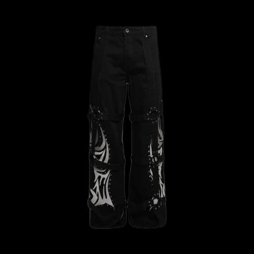 Who Decides War Winged Logo Bondage Pant 'Coal'