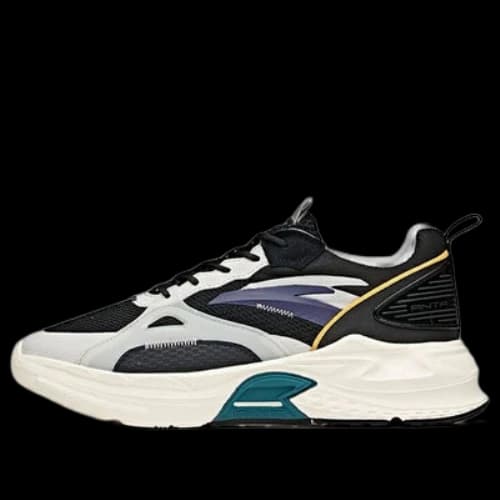 ANTA Mix Casual Sneakers 'Black White'