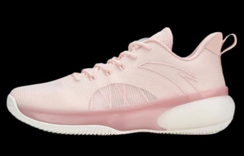 ANTA Cement Bubble Basketball Shoes 'Pink White'