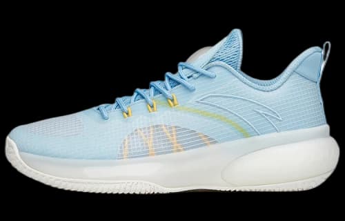 ANTA Light Bubble Cement Basketball Shoes 'Blue White'