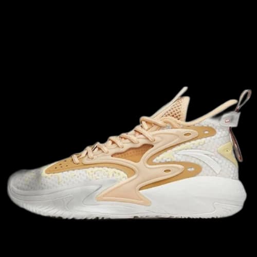ANTA Shock The Game 5.0 Crazy Tide 3.0 High Basketball Shoes 'White Tan'