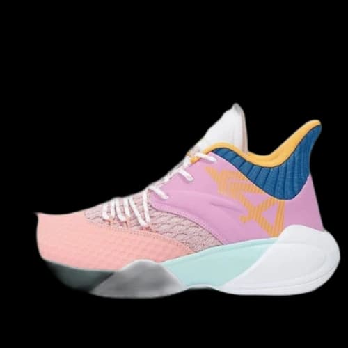 ANTA Basketball Series Sneakers Mid 'Pink White Blue'