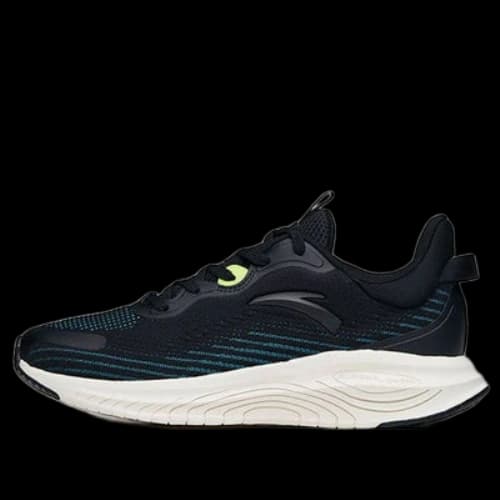 ANTA Running Series Sneakers 'Black Blue Stripes Green'