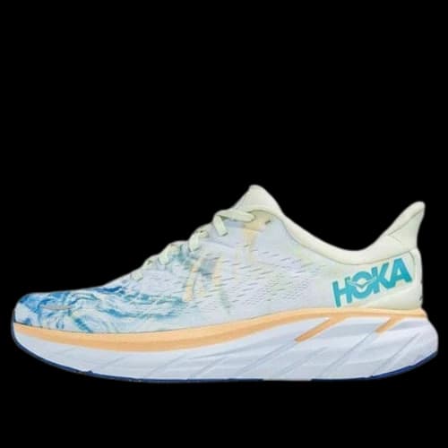 HOKA ONE ONE Clifton 8 Wide 'White Blue'
